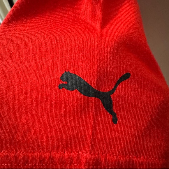 LARGE RED PUMA SOCCER SHIRT - Picture 4 of 5